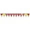 Party Central Club Pack of 12 Red and Yellow Softball Pennant Banners 88"